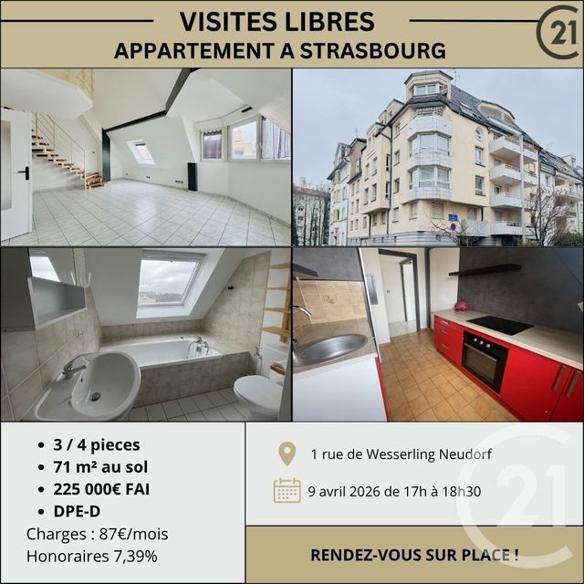 appartement - STRASBOURG - 67